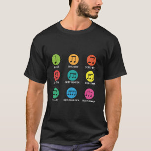 Composers Al Music Musical Notes T-Shirt
