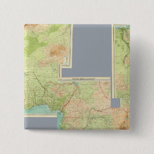 Composite Africa 15 Cm Square Badge