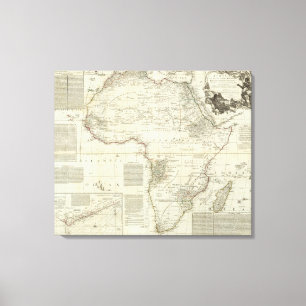 Composite Africa Canvas Print