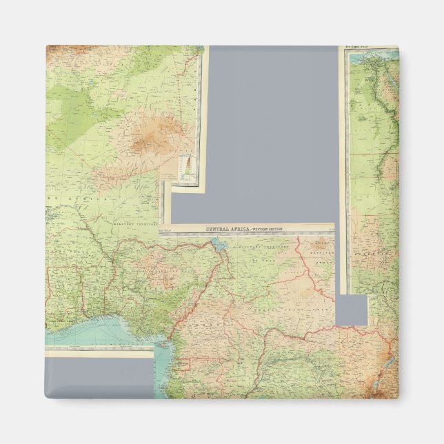 Composite Africa Magnet (Front)