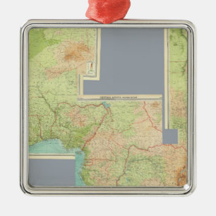 Composite Africa Metal Tree Decoration