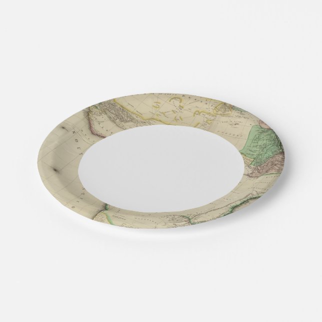 Composite Africa Paper Plate (Angled)