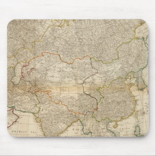 Composite Asia hand coloured map Mouse Mat