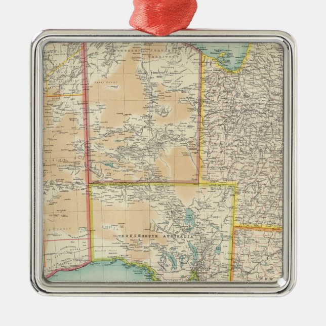 Composite Australia Metal Tree Decoration (Front)