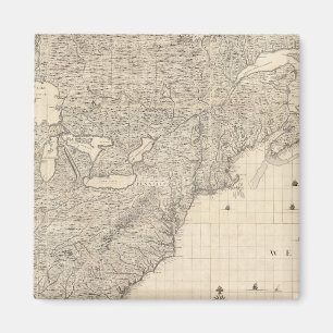 Composite British Empire in America Magnet