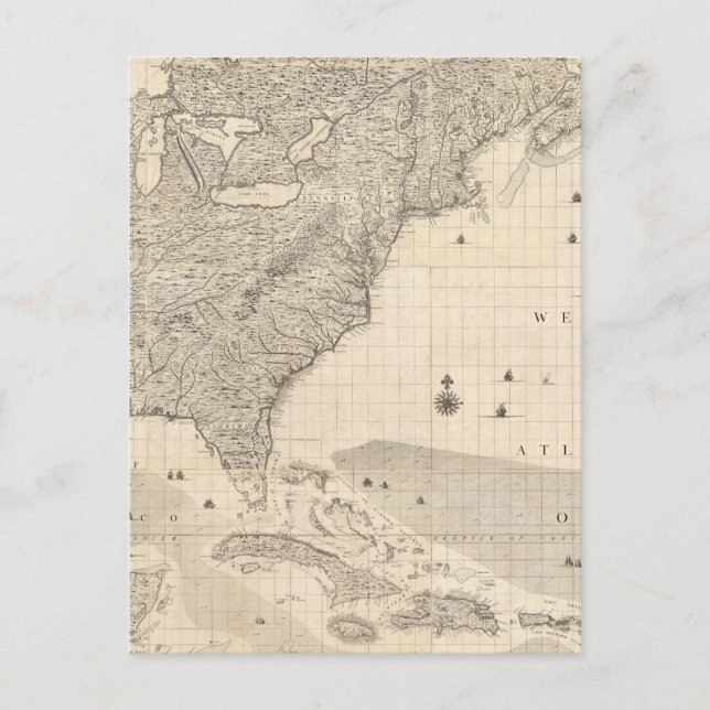 Composite British Empire in America Postcard (Front)