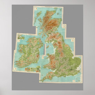 Composite British Isles Poster
