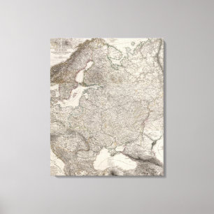 Composite Eastern Europe, Norway, Sweden Canvas Print