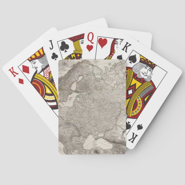 Composite Eastern Europe, Norway, Sweden Playing Cards (Back)