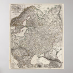 Composite Eastern Europe, Norway, Sweden Poster