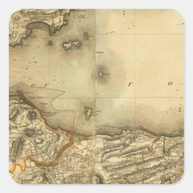 Composite Edinburgh Shire Square Sticker (Front)