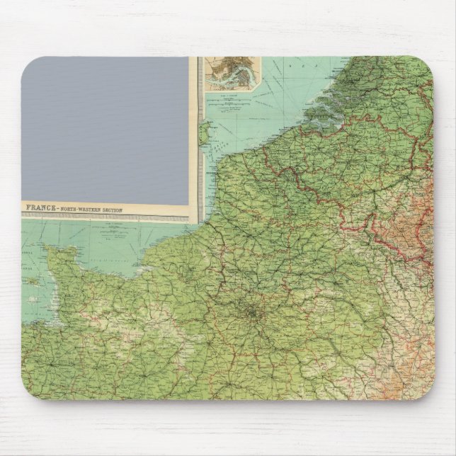 Composite France, Belgium, Holland Mouse Mat (Front)