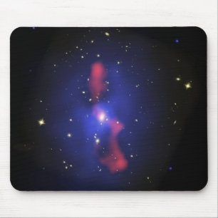Composite image of a galaxy cluster mouse mat
