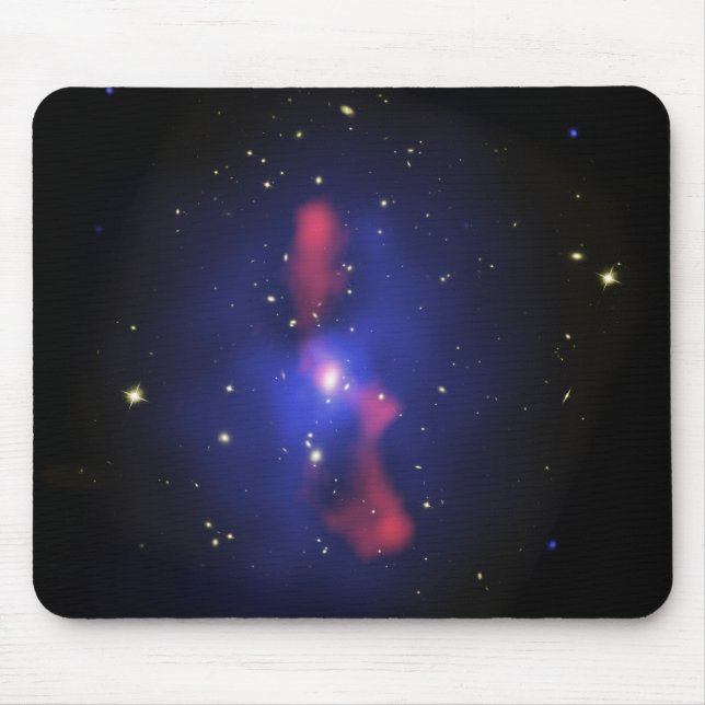 Composite image of a galaxy cluster mouse mat (Front)