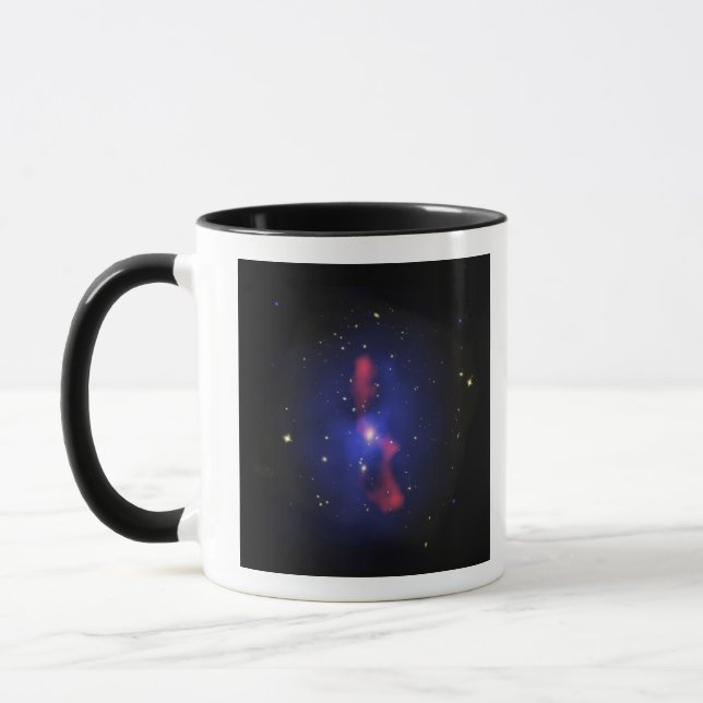 Composite image of a galaxy cluster mug (Left)