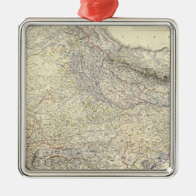 Composite India 2 Metal Tree Decoration (Front)