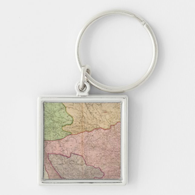Composite India peninsula Key Ring (Front)