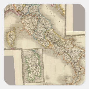 Composite Italy Square Sticker
