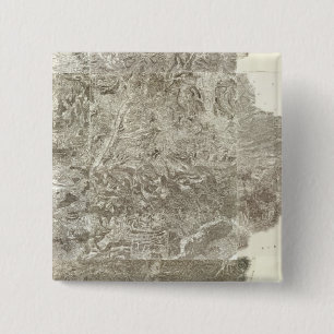 Composite Map of France 15 Cm Square Badge