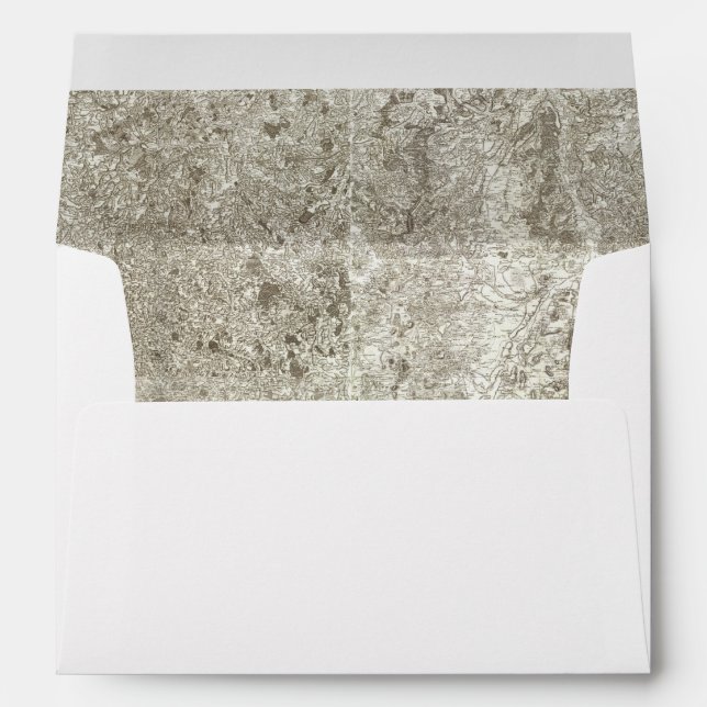 Composite Map of France 9 Envelope (Back (Bottom))