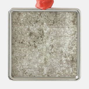 Composite Map of France 9 Metal Tree Decoration