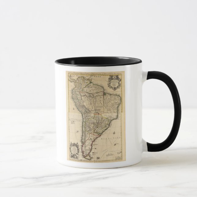 Composite map of South America Mug (Right)