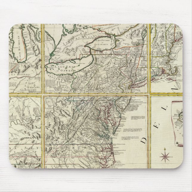 Composite map of United States Mouse Mat (Front)