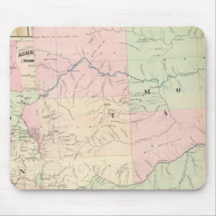 Composite Montana, Idaho Mouse Mat