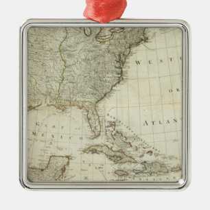 Composite North America, West India Islands Metal Tree Decoration