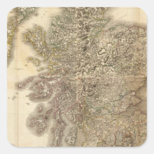 Composite of Scotland Square Sticker