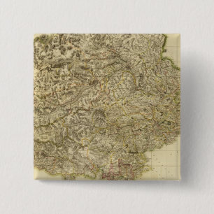 Composite Perthshire 15 Cm Square Badge