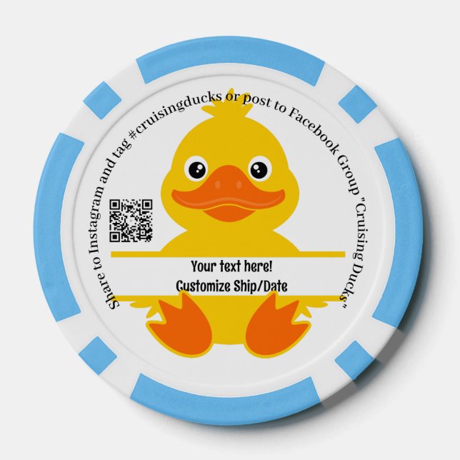 Composite Poker Chips, Black Striped Edge Poker Ch Poker Chips (Back)