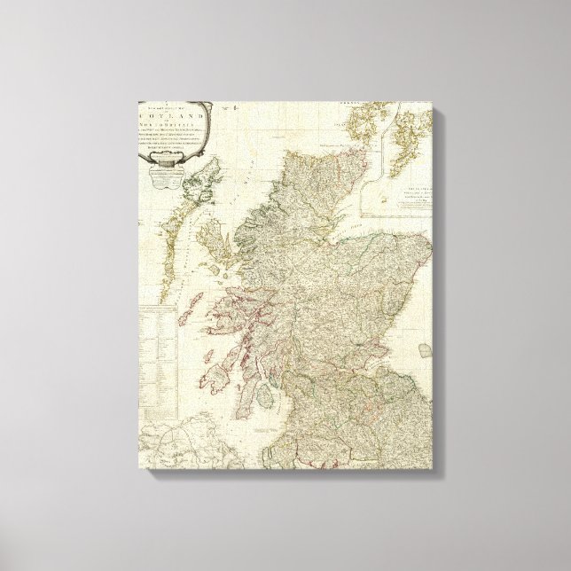 Composite Scotland or North Britain Canvas Print (Front)