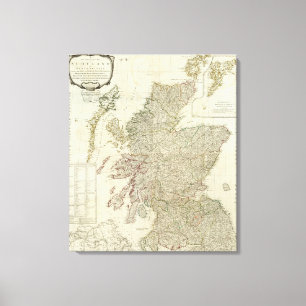 Composite Scotland or North Britain Canvas Print