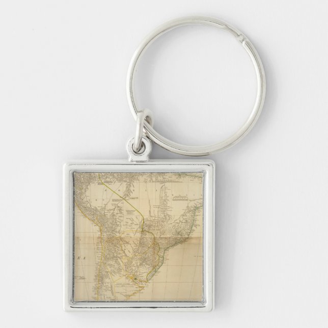 Composite South America 2 Key Ring (Front)