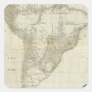 Composite South America 2 Square Sticker