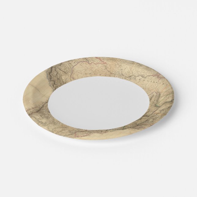 Composite South America 4 Paper Plate (Angled)