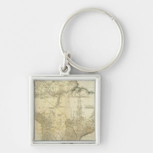 Composite South America Key Ring