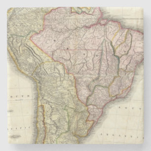 Composite South America, West Indies Stone Coaster