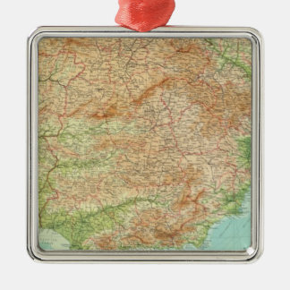 Composite Spain, Portugal Metal Tree Decoration