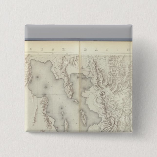 Composite Topographical maps IV 15 Cm Square Badge (Front)