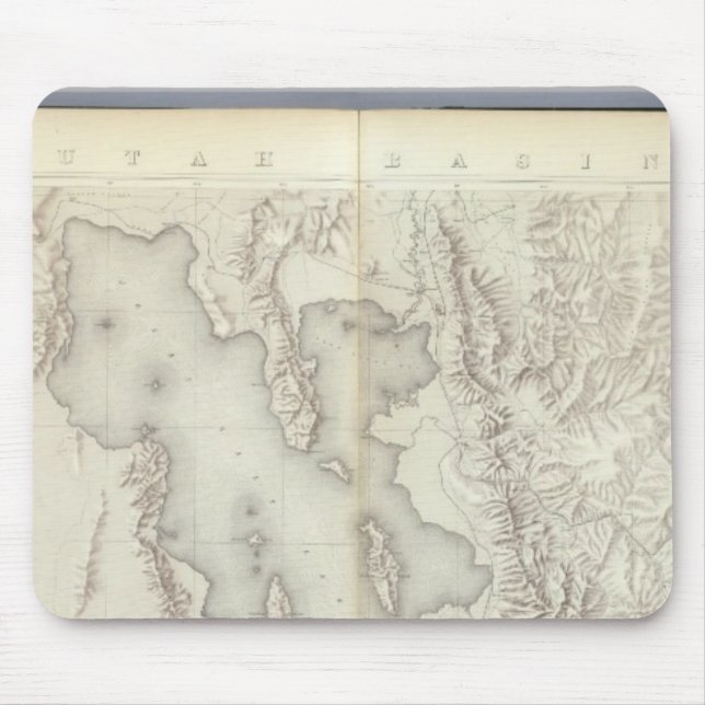 Composite Topographical maps IV Mouse Mat (Front)