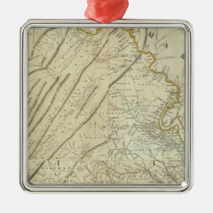 Composite Virginia Metal Tree Decoration