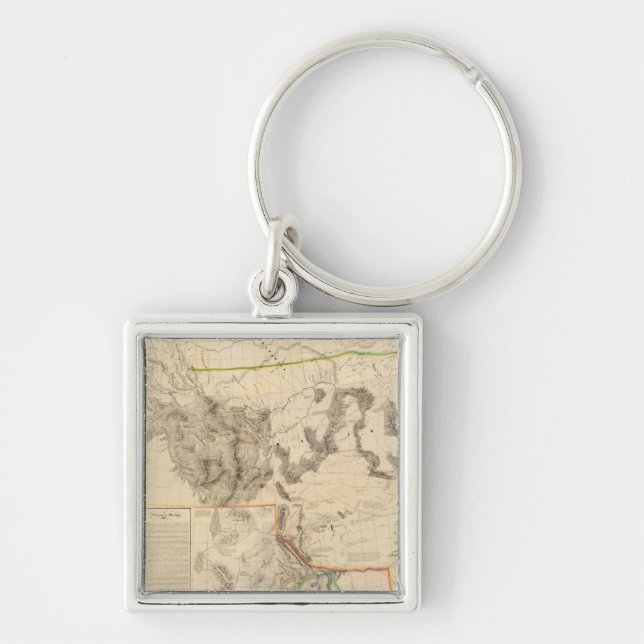 Composite Western United States Key Ring (Front)