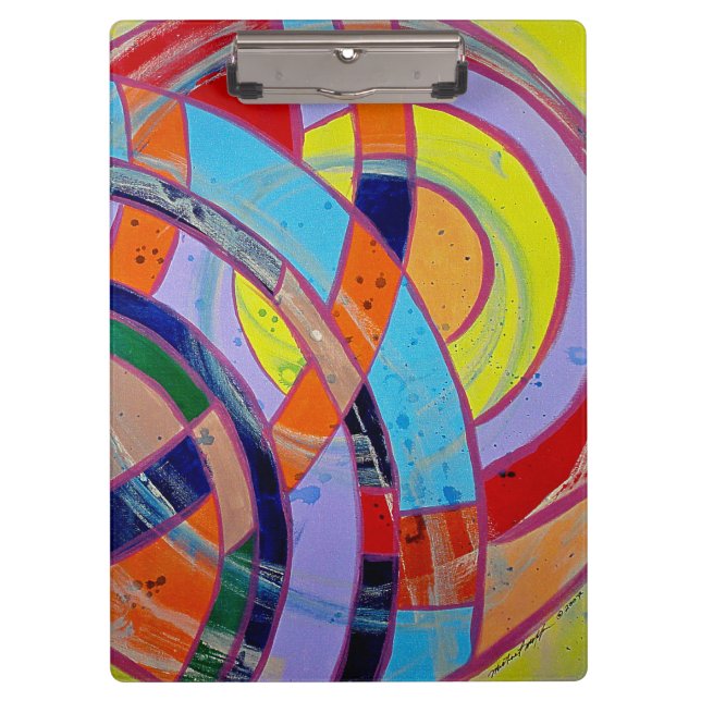 Composition #15 by Michael Moffa Clipboard (Front)