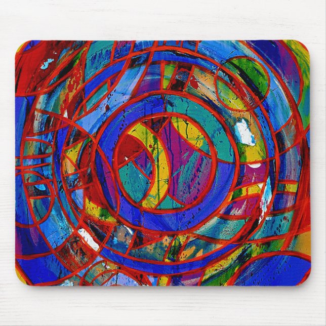 Composition #17 by Michael Moffa Mouse Mat (Front)