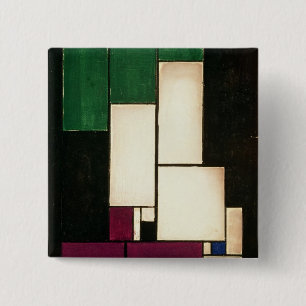 Composition, 1922 15 cm square badge