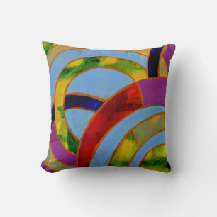 Composition #21A by Michael Moffa Cushion