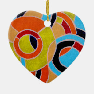 Composition #22 by Michael Moffa Ceramic Tree Decoration