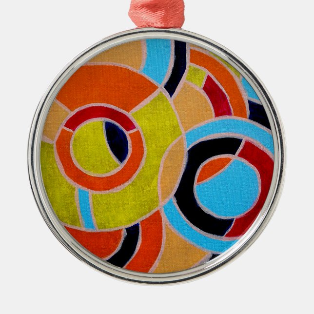 Composition #22 by Michael Moffa Metal Tree Decoration (Front)